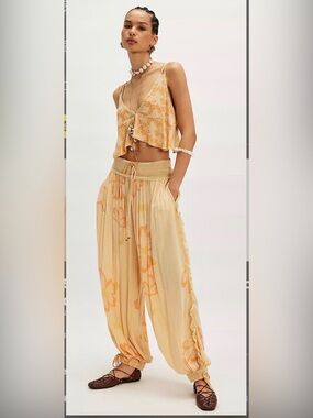 Free People Top Stitch And Tropics Set